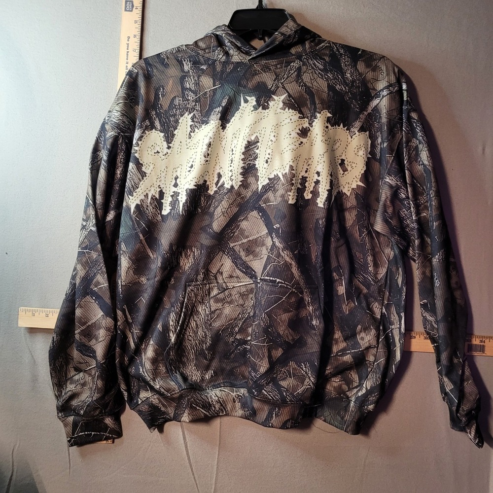 Saint Camo Hoodie Extra Heavyweight Cotton Japan Graphic‎ Mens Large